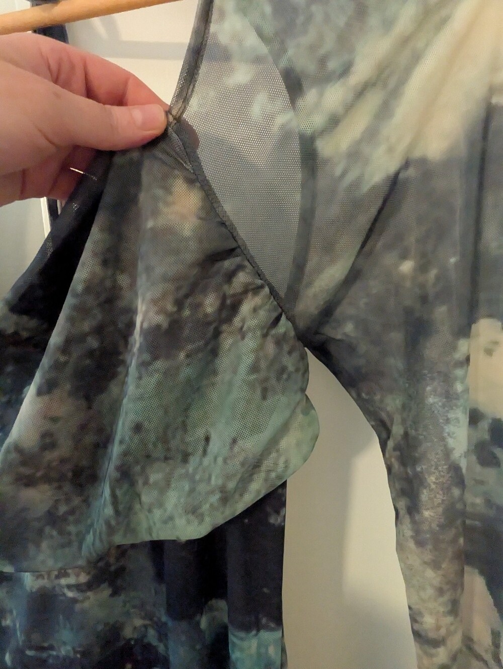 Cider Halter Midi Dress Impressionist Painting Size XL - Picture 4 of 12